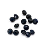 Lot safire negre 4mm