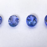 Tanzanite premium albastre 8x6mm