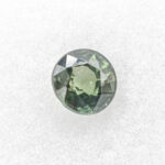 Safir verde netratat 4mm