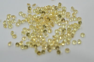 Lot safire galbene 1mm - imagine 2