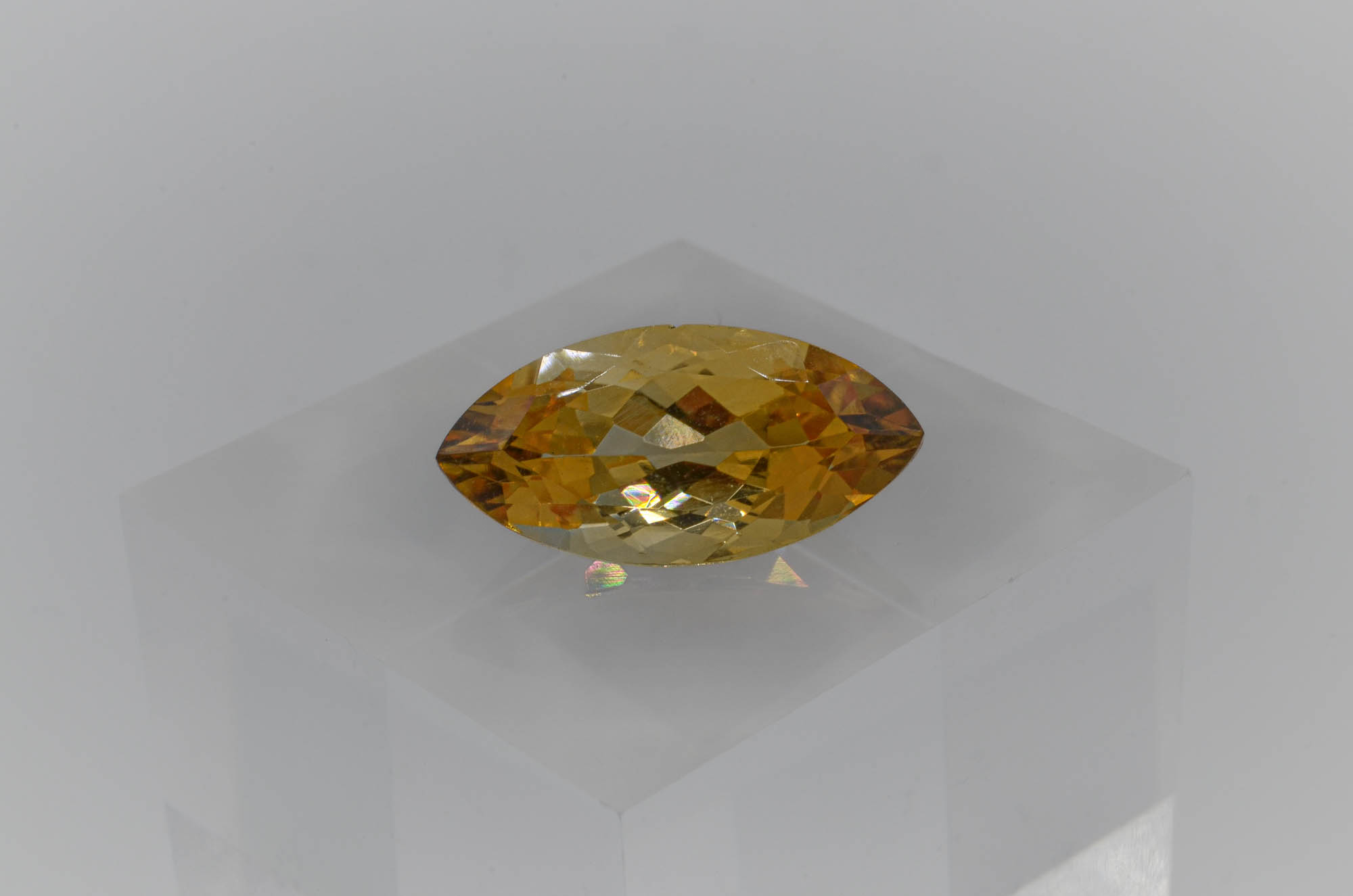 (c)Daniel Protopopescu Citrin marquise 6.44ct - imagine 1