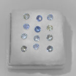 Lot safire netratate 4mm