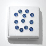 Safire albastre rotunde  3.2-3.7mm