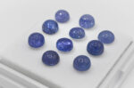 Tanzanite cabochon 6mm - imagine 2