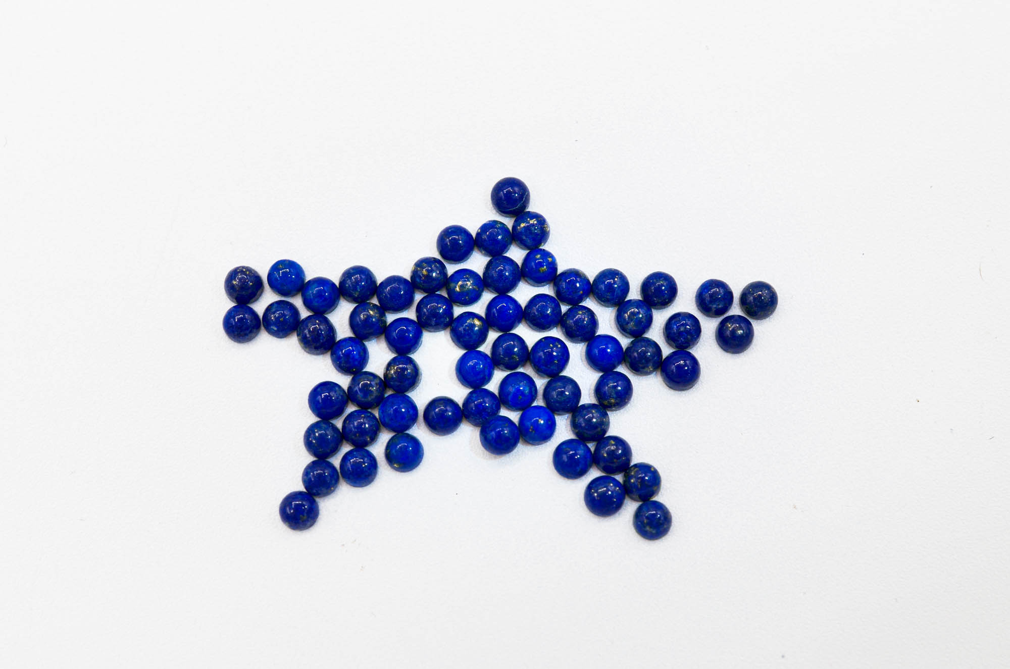 (c)Daniel Protopopescu Lapis lazuli caboshon 3mm - imagine 1
