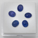 Tanzanite cabochon 10x8mm