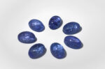 Tanzanite cabochon 6x4mm - imagine 2