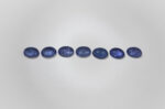Tanzanite cabochon 6x4mm - imagine 3