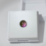 Turmalina multicolora cab 6.5mm