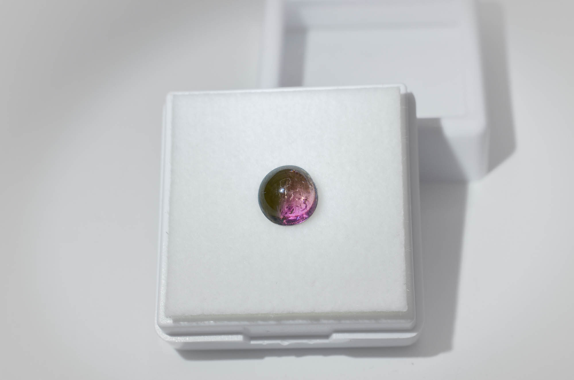 (c)Daniel Protopopescu Turmalina multicolora cab 6.5mm - imagine 1
