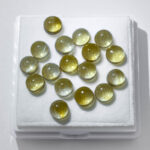 Citrine cabochon 6mm