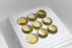 Citrine cabochon 8mm - imagine 3