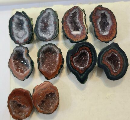Pereche geode mici 14x12 - 17x11
