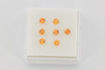 Granat spessartit 3 mm - imagine 2