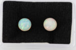 Pereche opale rotunde premium 10 mm