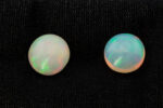 Pereche opale rotunde premium 10 mm - imagine 3