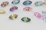Safire multicolore marchiza 7x3.5 mm