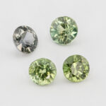 Safire verzi ~4.5 mm