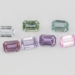 Safire multicolore 6x4 mm