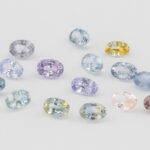 Safire multicolore 6x4mm