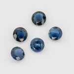 Safire albastre 5 mm