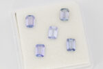 Tanzanit emerald 7x5 mm - imagine 2