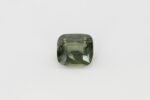 Safir cushion verde 4.06ct