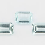Aquamarine emerald cut 6.48 ct, 14x10 mm
