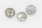 Lot labradorite rose cut 6 mm
