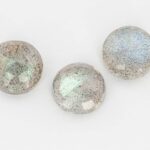 Lot labradorite rose cut 6 mm