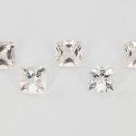 Morganite cushion 5.5 mm