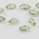 Safire verzi marchiza 4x2 mm