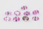 Safire ovale roz 5x3 mm - imagine 3