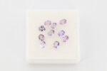 Safire ovale mov-roz 4x3 mm - imagine 2