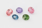 Safire ovale multicolore 4.5x3.5 mm - imagine 3