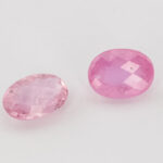 Safire ovale roz 1ct, 7x5 mm