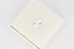 Safir alb 6x5 mm - imagine 2