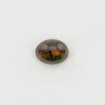 Opal negru oval 8.5 x 6.5 mm