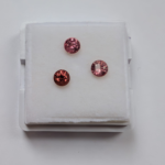 Safire culoare padparadscha 4mm