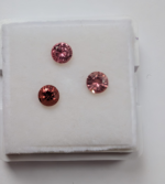 Safire culoare padparadscha 4mm - imagine 4